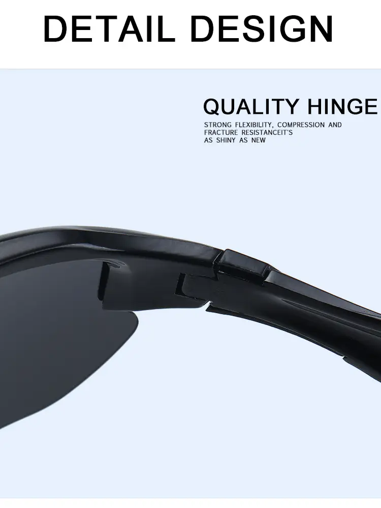 Polarized Cycling Sunglasses Black Yellow Windproof β feature 21