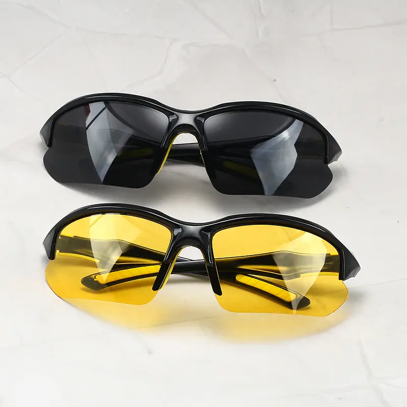 Polarized Cycling Sunglasses Black Yellow Windproof β feature 25