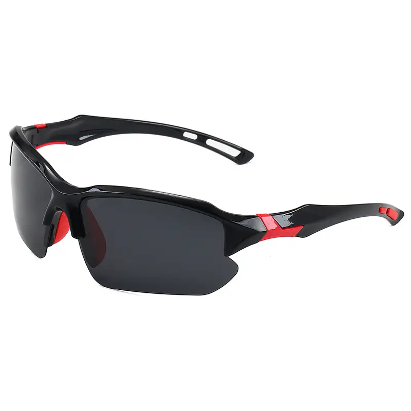 Polarized Cycling Sunglasses Black Yellow Windproof - Image 2