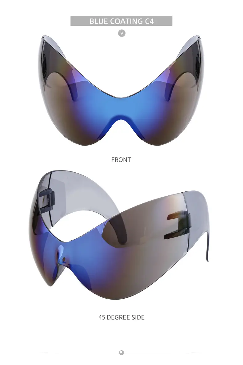 Women Anti-UV Cat Eye Sunglasses Grey Cross Border — feature 37