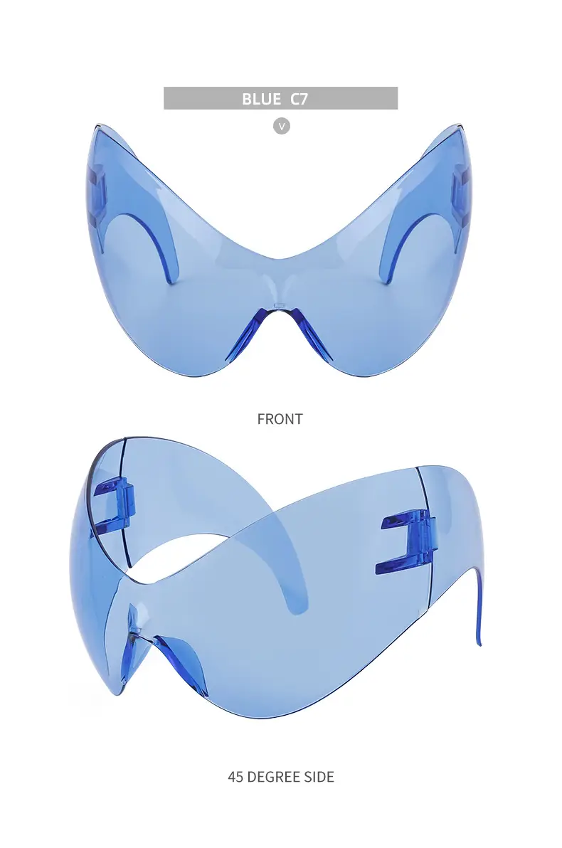 Women Anti-UV Cat Eye Sunglasses Grey Cross Border — feature 40