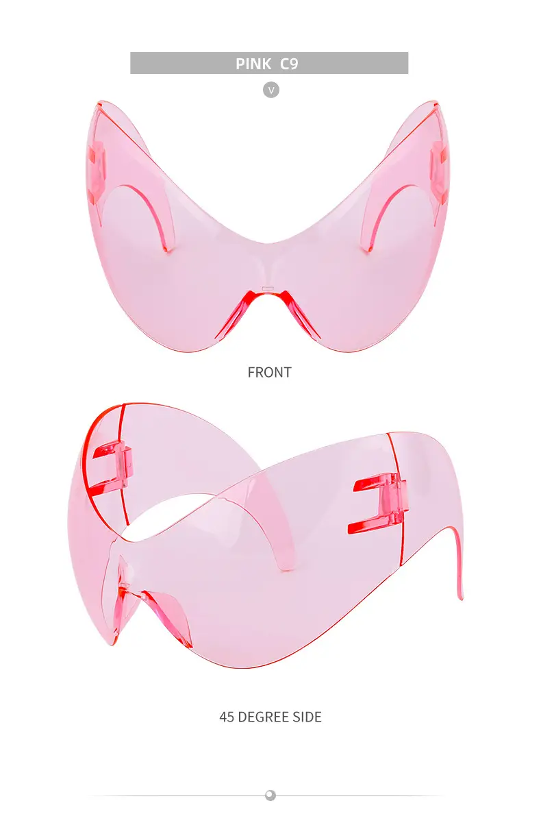 Women Anti-UV Cat Eye Sunglasses Grey Cross Border — feature 42