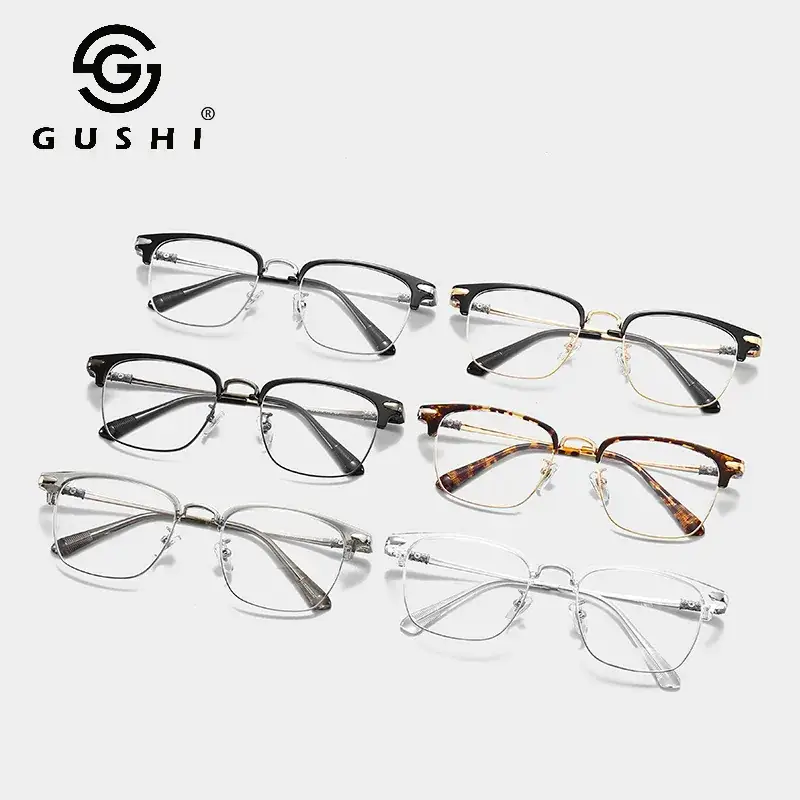 Men's High-End Metal Eyebrow Frames Myopia Glasses - Image 7