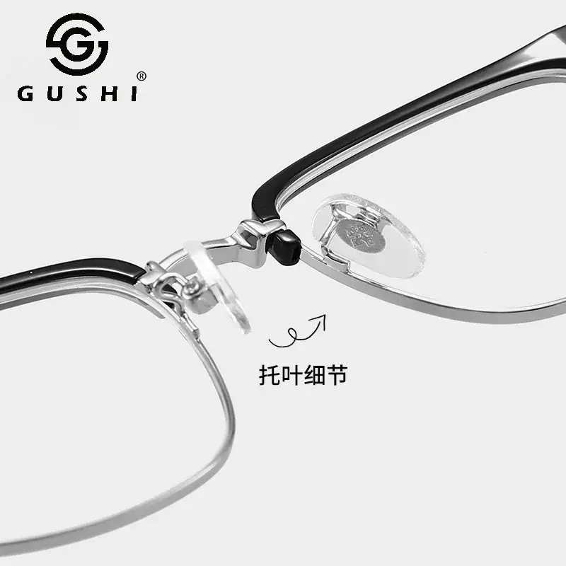 Men's High-End Metal Eyebrow Frames Myopia Glasses - Image 9