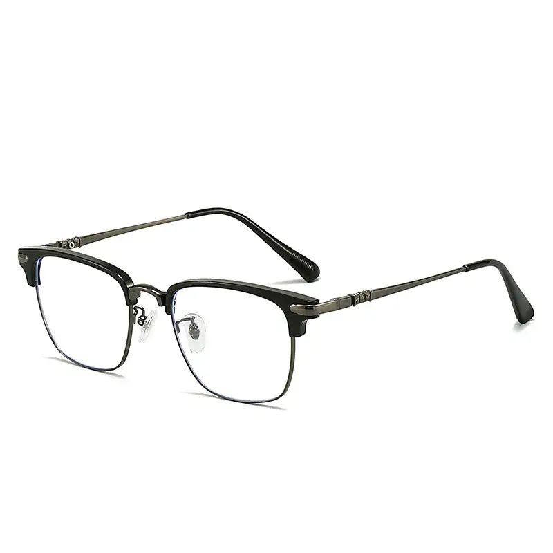 Men's High-End Metal Eyebrow Frames Myopia Glasses - Image 2