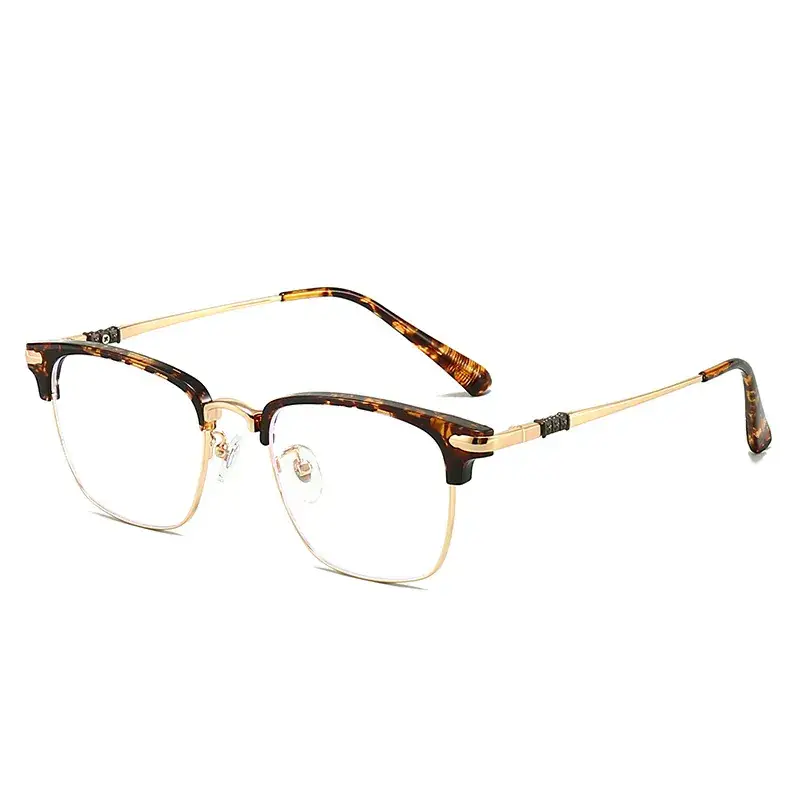 Men's High-End Metal Eyebrow Frames Myopia Glasses - Image 3