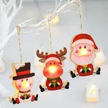 Christmas Wind Lamp Candle Lamp Night Light Snowman Decor — feature 14
