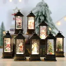 Christmas Wind Lamp Candle Lamp Night Light Snowman Decor — feature 3