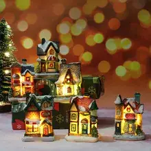 Christmas Wind Lamp Candle Lamp Night Light Snowman Decor — feature 6