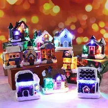 Christmas Wind Lamp Candle Lamp Night Light Snowman Decor — feature 9