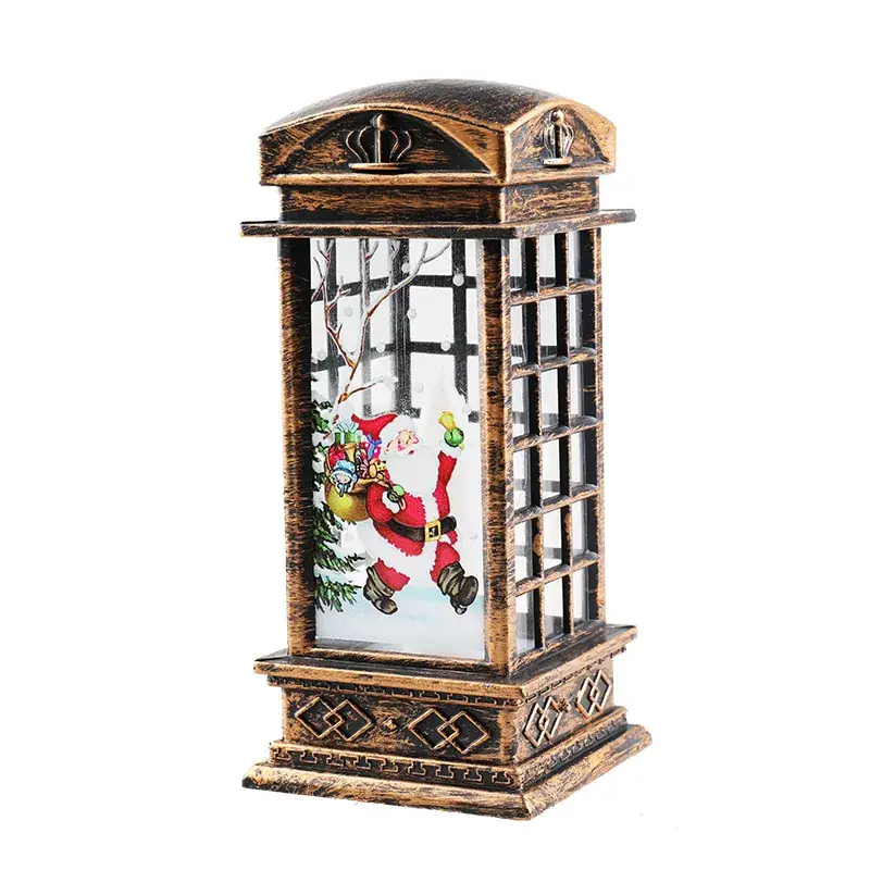 Christmas Wind Lamp Candle Lamp Night Light Snowman Decor