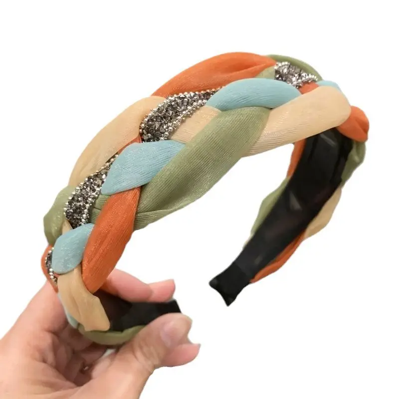 Women's Twist Retro Headband with Pearl Accents - Image 7