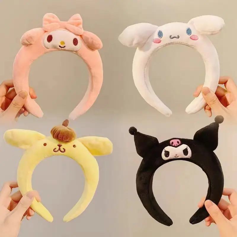 Yellow Cartoon Headband for Women, 3D Design, Soft Faux Fur, Autumn Winter Hair Accessories - Image 45
