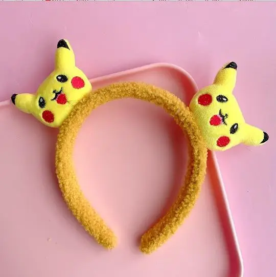Yellow Cartoon Headband for Women, 3D Design, Soft Faux Fur, Autumn Winter Hair Accessories - Image 22