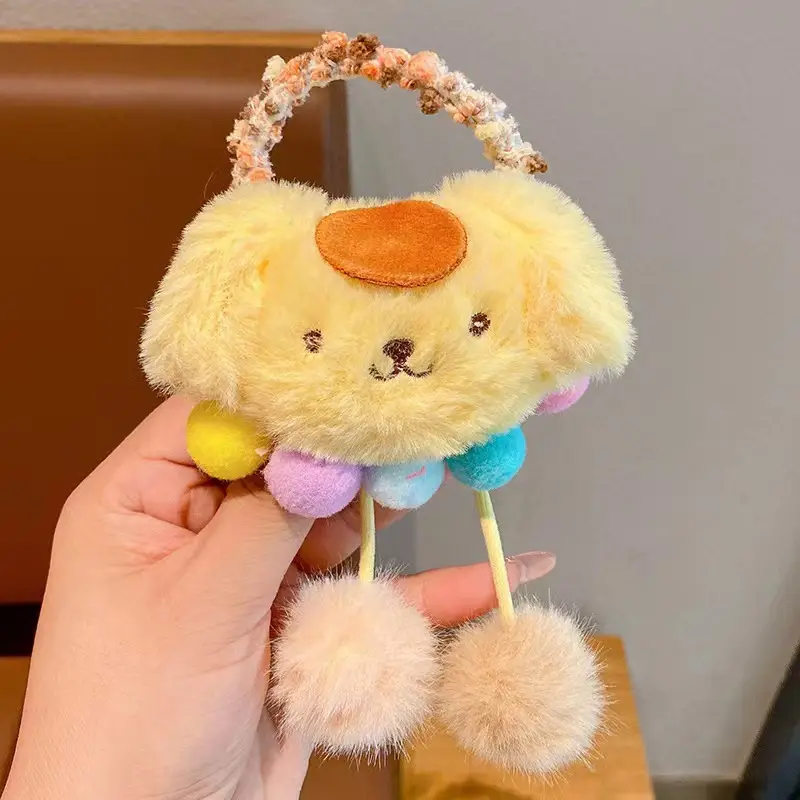 Yellow Cartoon Headband for Women, 3D Design, Soft Faux Fur, Autumn Winter Hair Accessories - Image 41