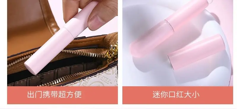 Silicone Lip Brush with Cover Q Soft Small Portable Round Head Fingertip Lipstick Blending Concealer Brush Mini Novice Makeup Brush — feature 10