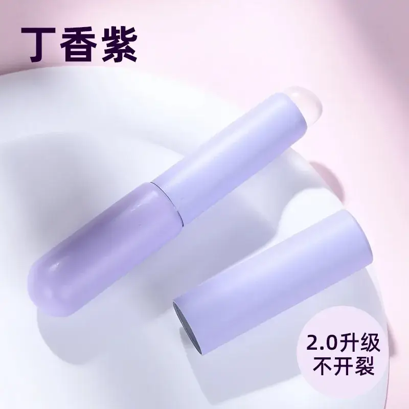 Silicone Lip Brush with Cover Q Soft Small Portable Round Head Fingertip Lipstick Blending Concealer Brush Mini Novice Makeup Brush - Image 2