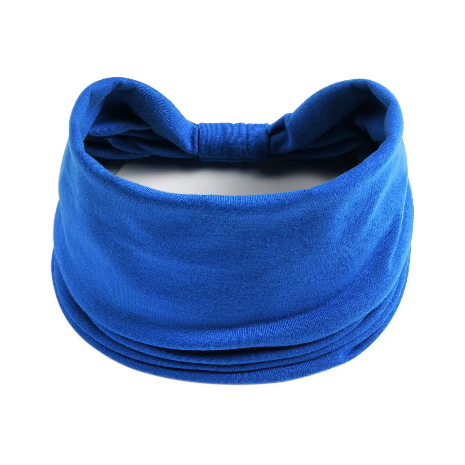 Blue Elastic Hair Band for Men Women Sports Yoga Running — feature 9