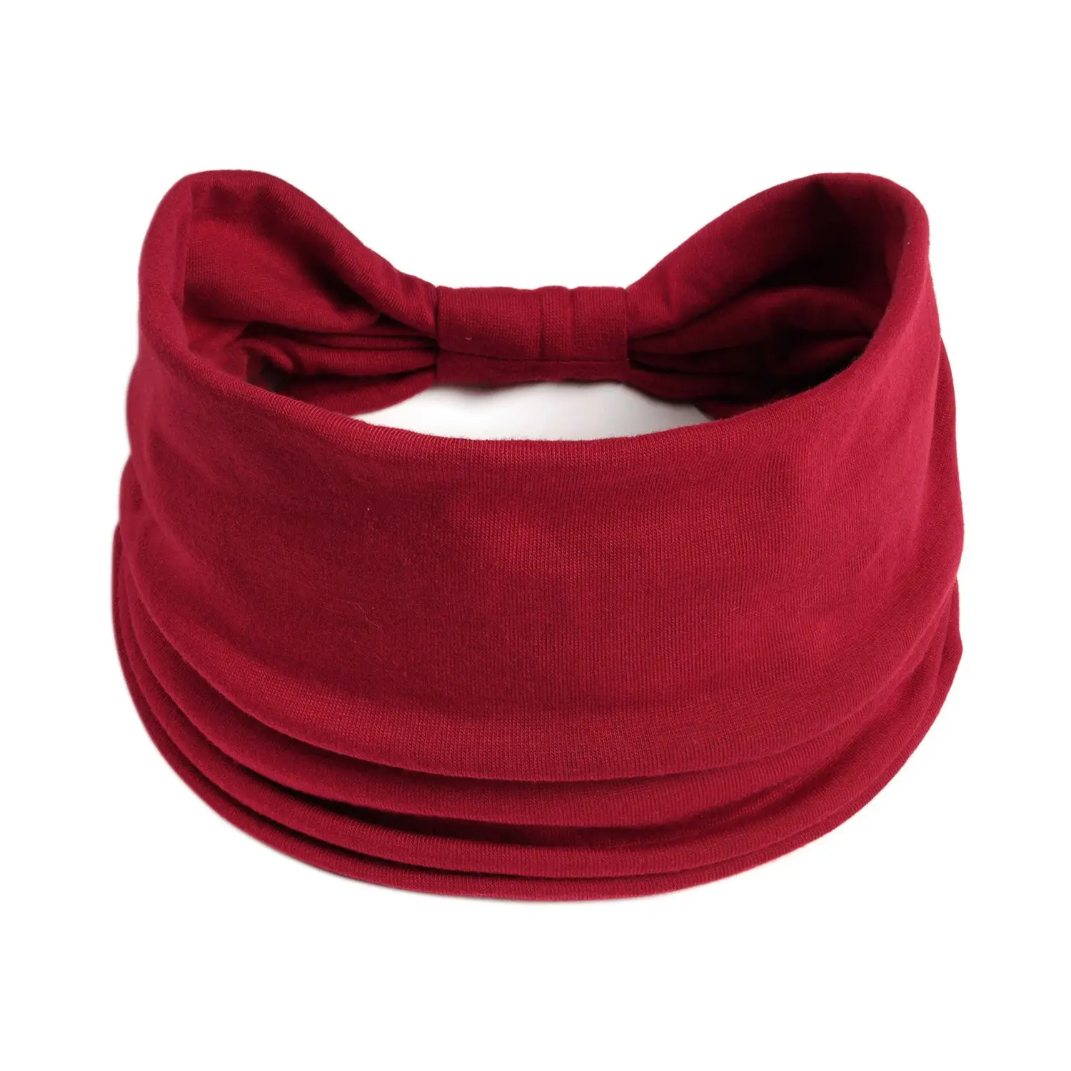 Blue Elastic Hair Band for Men Women Sports Yoga Running