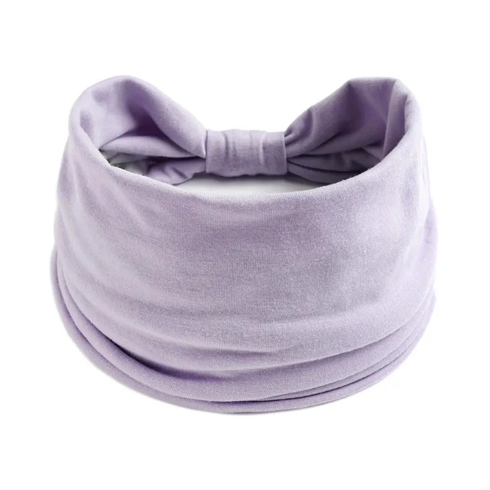 Blue Elastic Hair Band for Men Women Sports Yoga Running