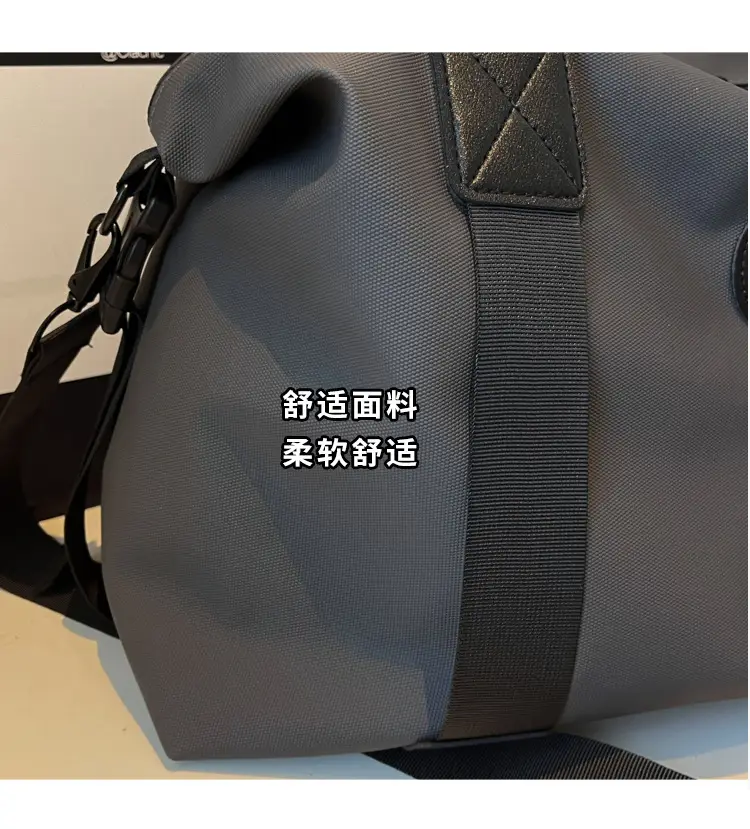 Large Capacity Yoga Bag Red Black Shoulder Handbag — feature 11