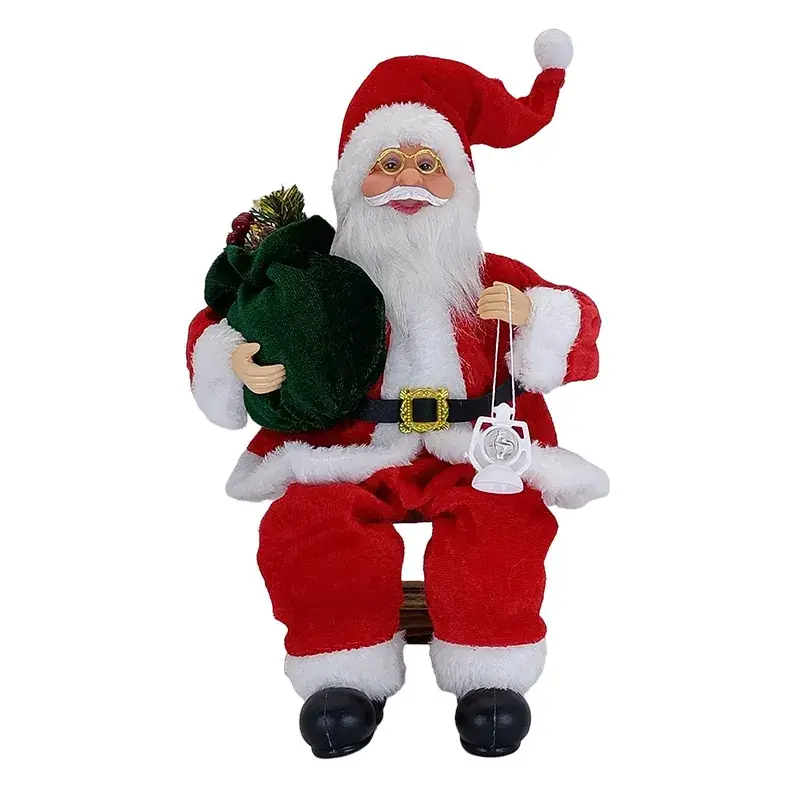 Santa Claus Christmas Dolls 35CM Sitting Set - Image 6