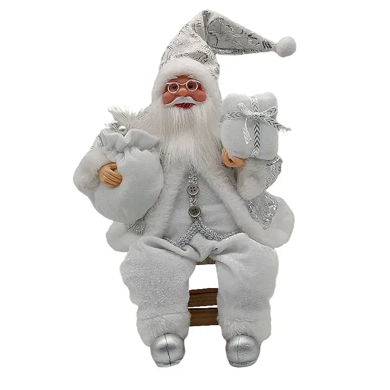 Santa Claus Christmas Dolls 35CM Sitting Set - Image 2