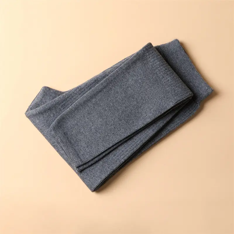 Winter pure wool thickened wool pants men's and women's same warm loose plus size high waist outer wear bottoming pants comfortable