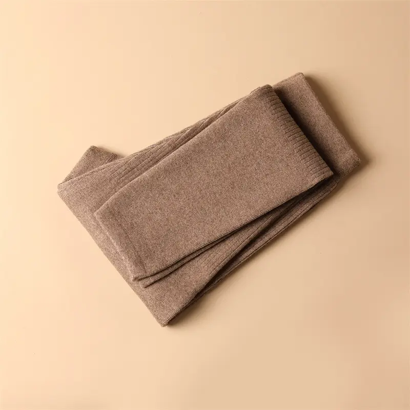 Winter pure wool thickened wool pants men's and women's same warm loose plus size high waist outer wear bottoming pants comfortable