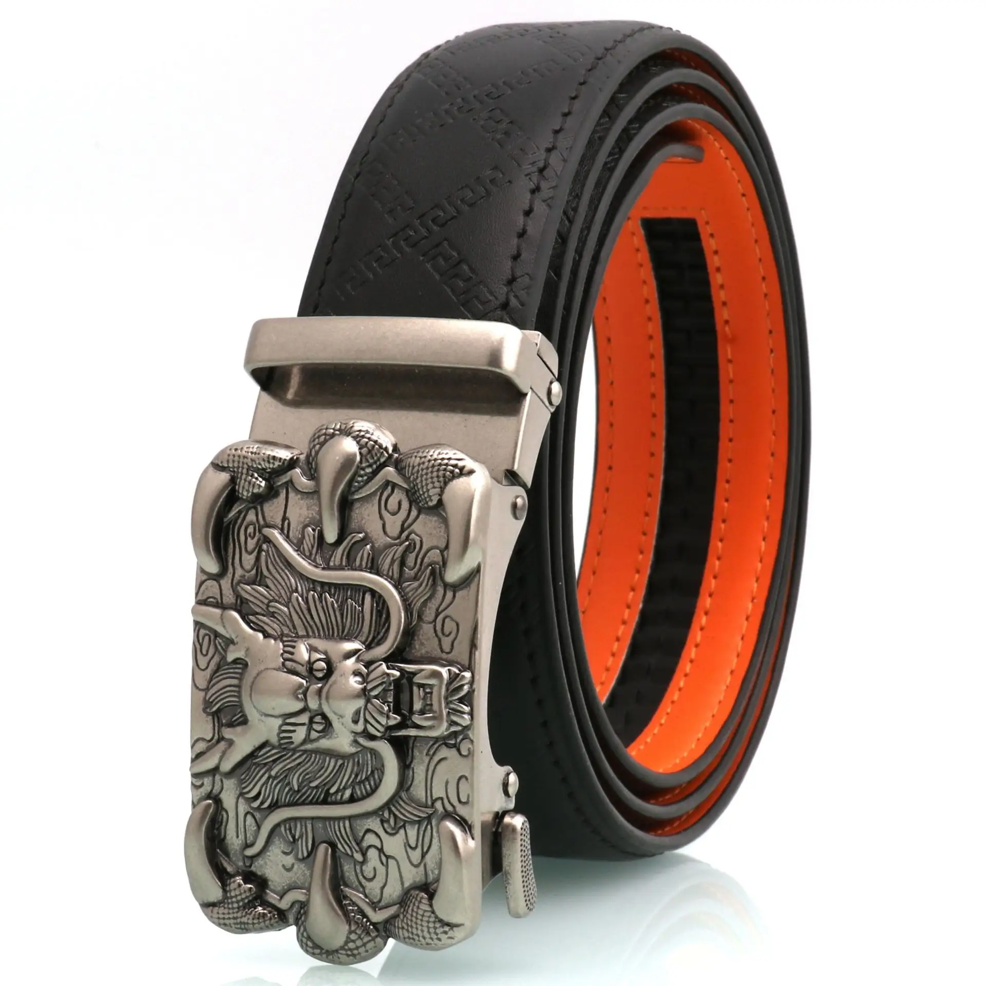 Hongsheng Gold Dragon Buckle Belt for Men — feature 11