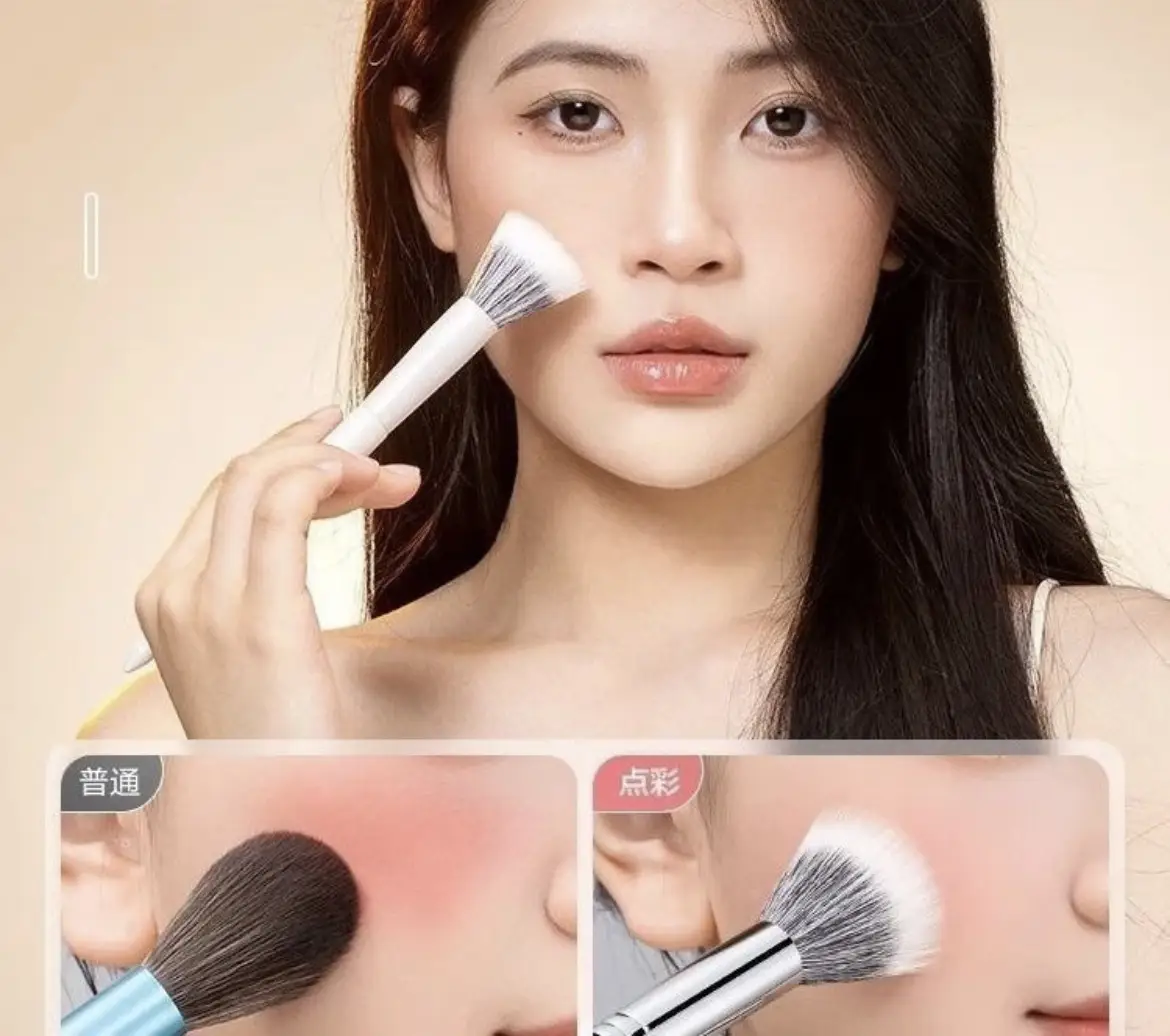 New Wool Blush Brush Double Layer Blowing Cosmetics — feature 3