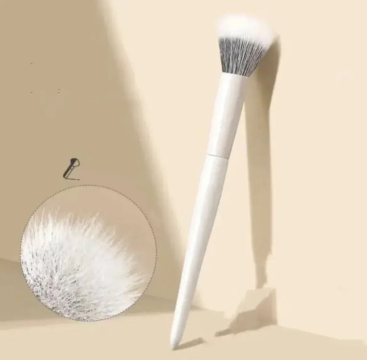 New Wool Blush Brush Double Layer Blowing Cosmetics - Image 2