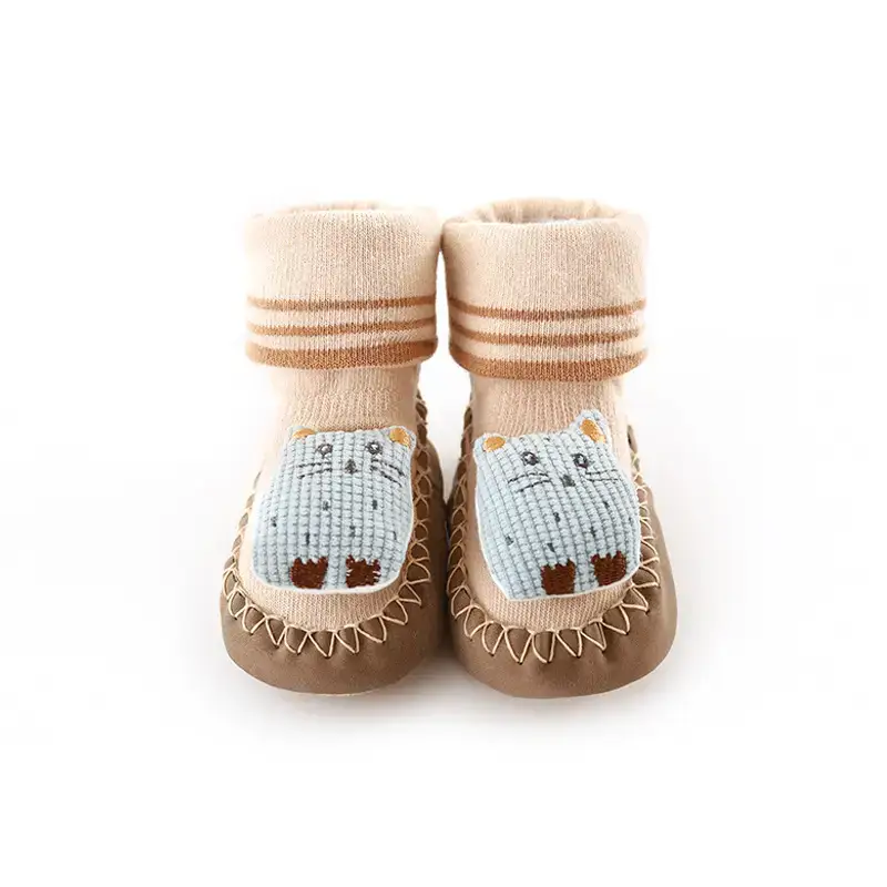 Baby Cartoon Socks Autumn Winter Non-Slip Terry