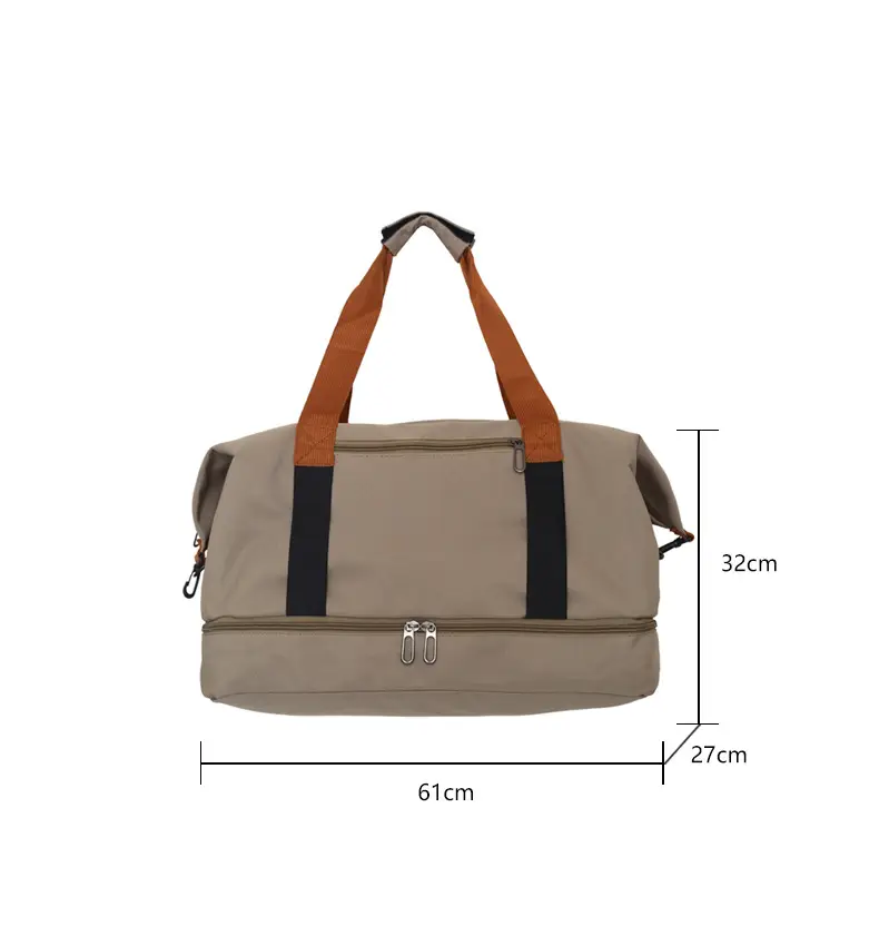 Red Wet & Dry Yoga Fitness Bag Large Capacity Women's Messenger — feature 4