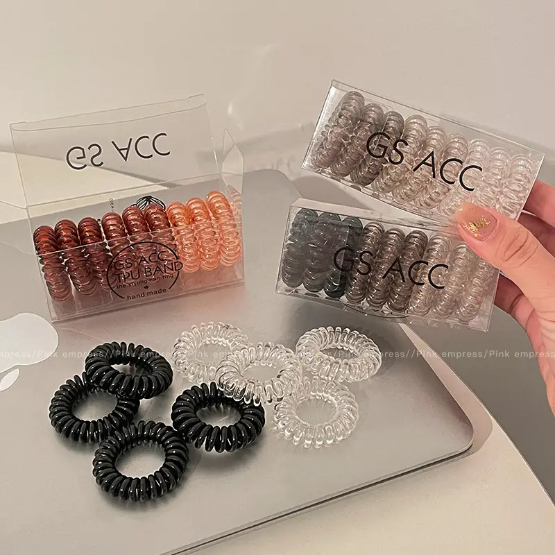 Purple Beaded Hair Rope for Women's Hair Accessories — feature 3