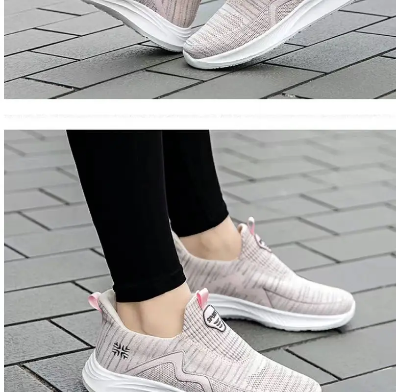 Women's Shoes Wholesale for Export, Lightweight, Breathable, Slip-On Flat Walking Shoes, Outdoor Casual Walking Sneakers for Women — feature 32