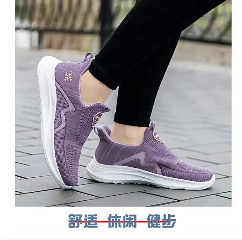 Women's Shoes Wholesale for Export, Lightweight, Breathable, Slip-On Flat Walking Shoes, Outdoor Casual Walking Sneakers for Women — feature 35