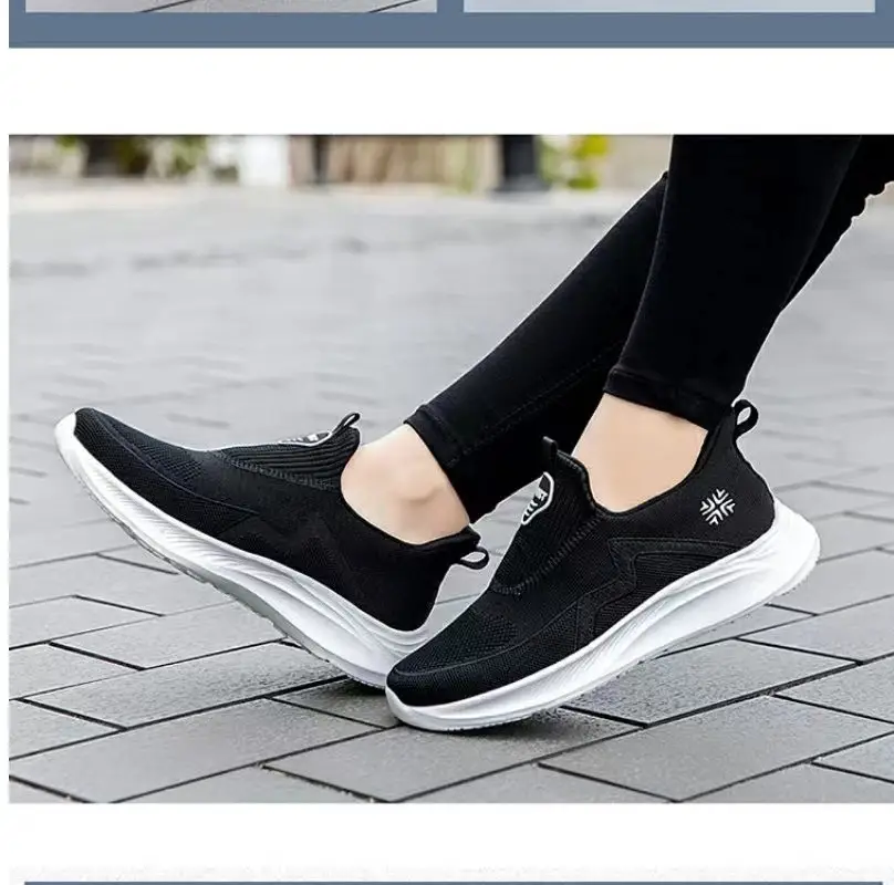 Women's Shoes Wholesale for Export, Lightweight, Breathable, Slip-On Flat Walking Shoes, Outdoor Casual Walking Sneakers for Women — feature 47