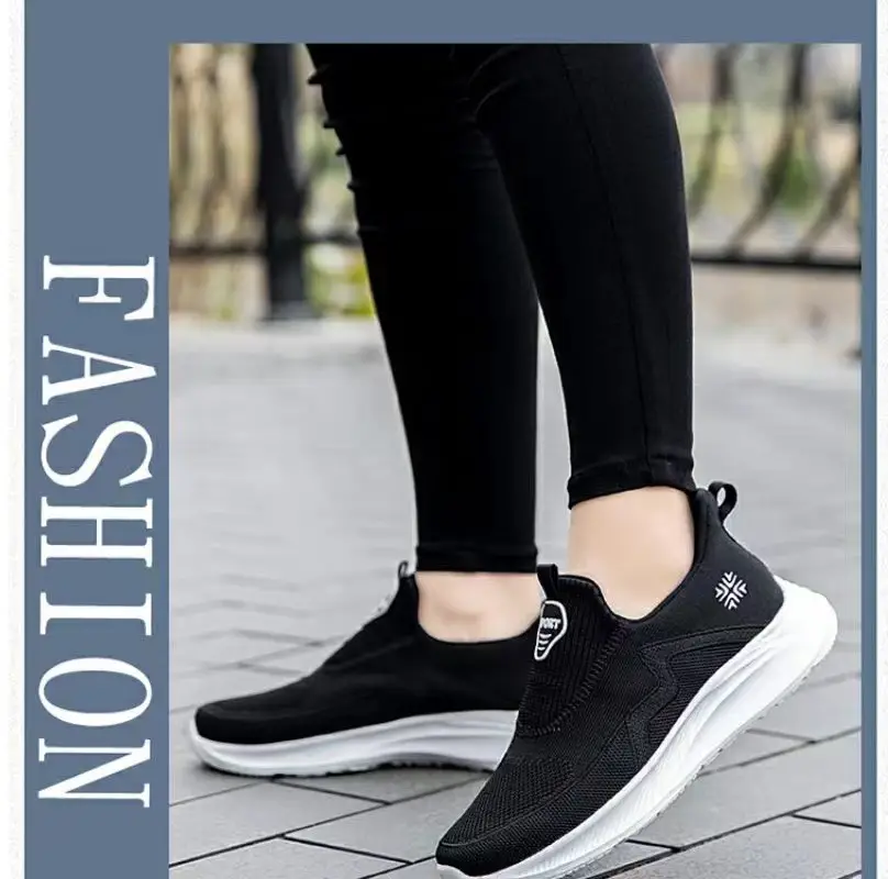 Women's Shoes Wholesale for Export, Lightweight, Breathable, Slip-On Flat Walking Shoes, Outdoor Casual Walking Sneakers for Women — feature 48