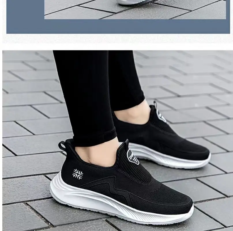 Women's Shoes Wholesale for Export, Lightweight, Breathable, Slip-On Flat Walking Shoes, Outdoor Casual Walking Sneakers for Women — feature 49