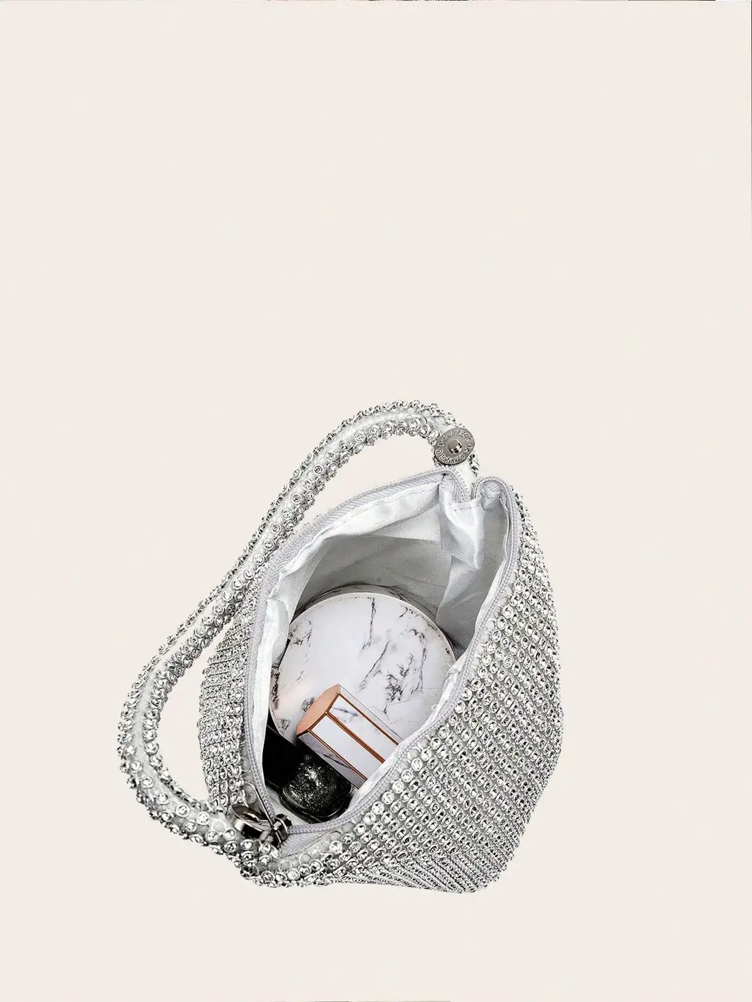 Factory Direct Sales Cross-Border Diamond-Encrusted Evening Bag, Handmade Rhinestone Mine Evening Bag, Clutch Bag, Banquet Bag, Women's Handbag — feature 15