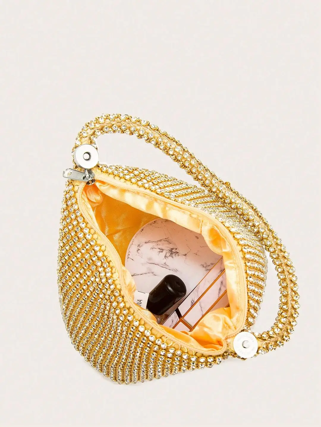 Factory Direct Sales Cross-Border Diamond-Encrusted Evening Bag, Handmade Rhinestone Mine Evening Bag, Clutch Bag, Banquet Bag, Women's Handbag — feature 21