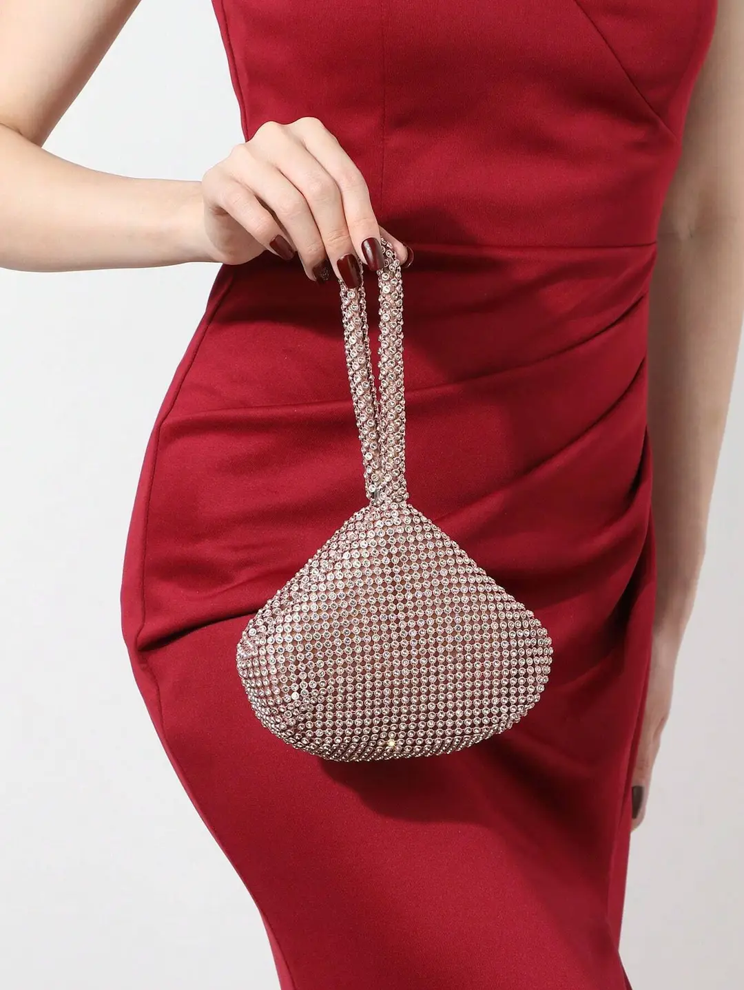 Factory Direct Sales Cross-Border Diamond-Encrusted Evening Bag, Handmade Rhinestone Mine Evening Bag, Clutch Bag, Banquet Bag, Women's Handbag — feature 25