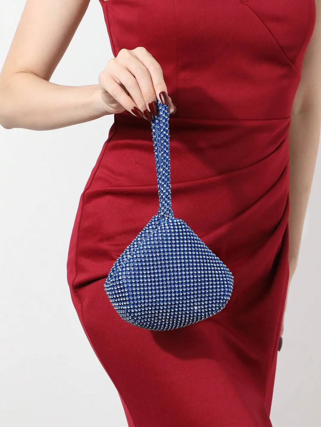 Factory Direct Sales Cross-Border Diamond-Encrusted Evening Bag, Handmade Rhinestone Mine Evening Bag, Clutch Bag, Banquet Bag, Women's Handbag — feature 27