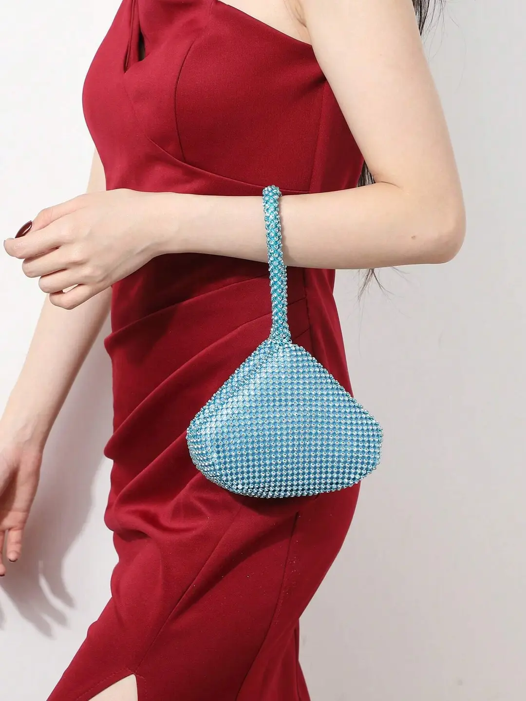 Factory Direct Sales Cross-Border Diamond-Encrusted Evening Bag, Handmade Rhinestone Mine Evening Bag, Clutch Bag, Banquet Bag, Women's Handbag — feature 29