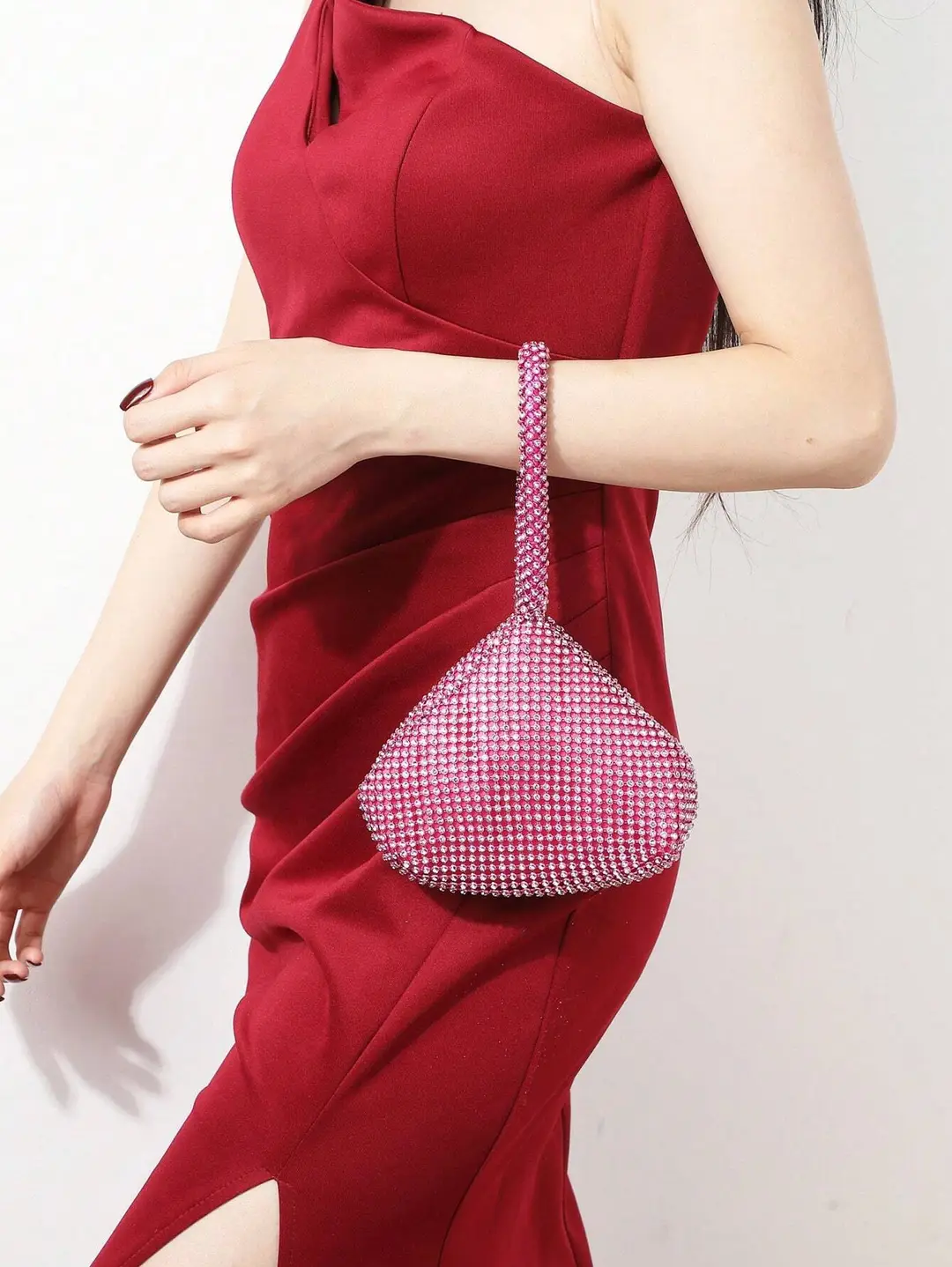 Factory Direct Sales Cross-Border Diamond-Encrusted Evening Bag, Handmade Rhinestone Mine Evening Bag, Clutch Bag, Banquet Bag, Women's Handbag — feature 33