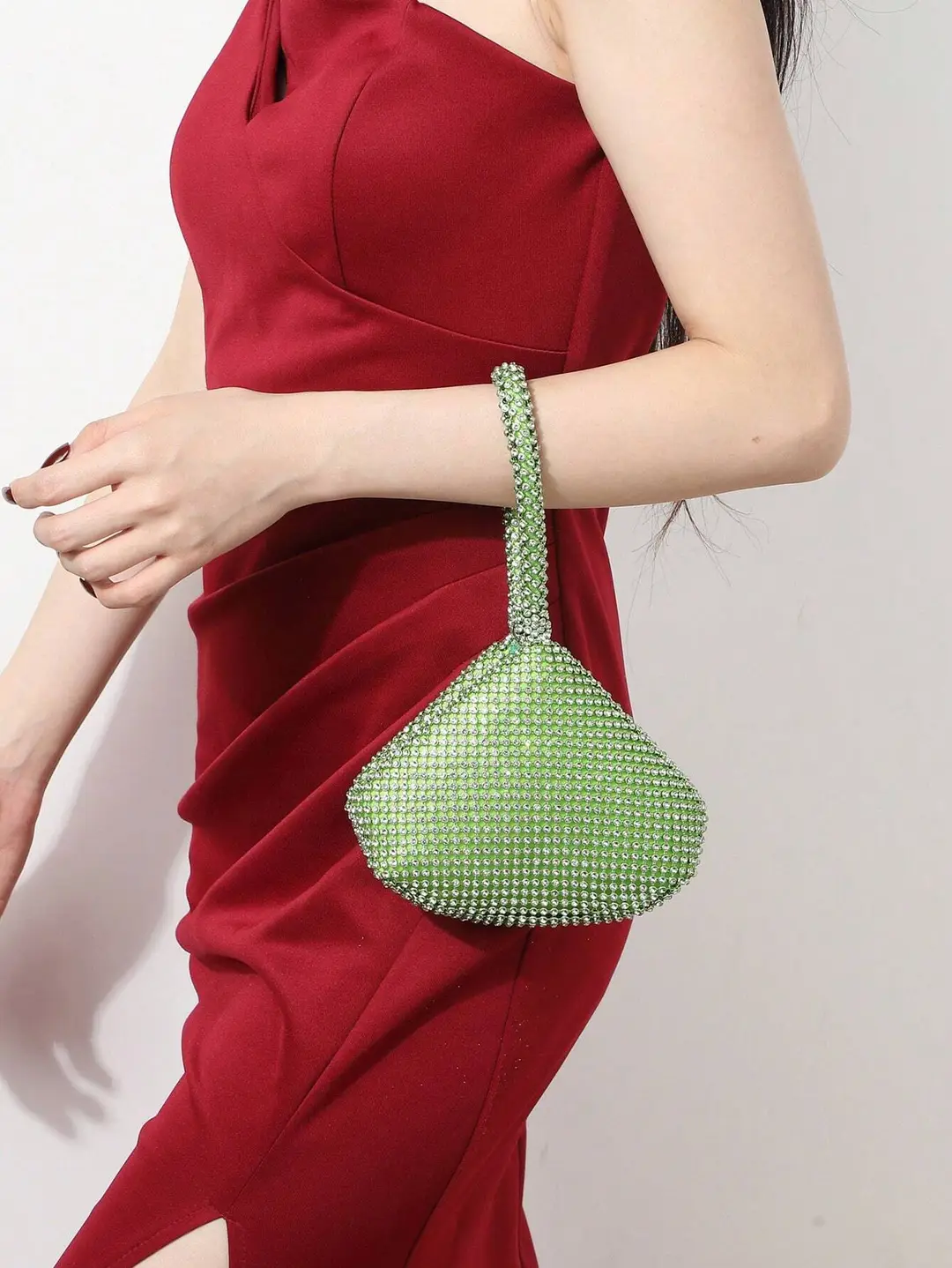 Factory Direct Sales Cross-Border Diamond-Encrusted Evening Bag, Handmade Rhinestone Mine Evening Bag, Clutch Bag, Banquet Bag, Women's Handbag — feature 35