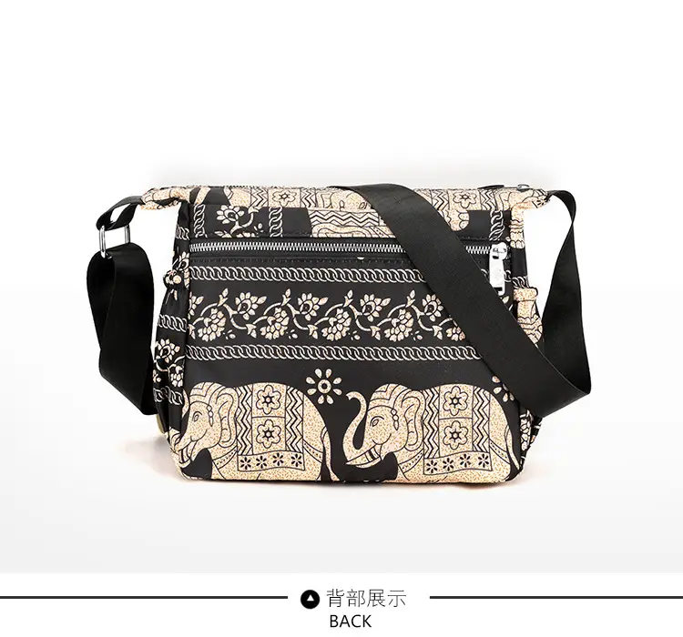 Printed Waterproof Multi-Compartment Women's Crossbody Bag — feature 14