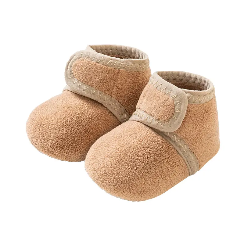 Baby Fleece Slip-On Socks Winter Warm Multi Color