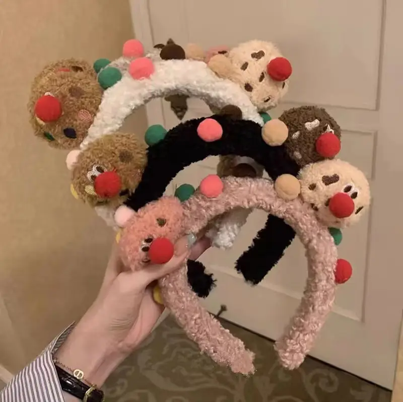 Plush Cookie Headband for Girls Autumn Winter — feature 2